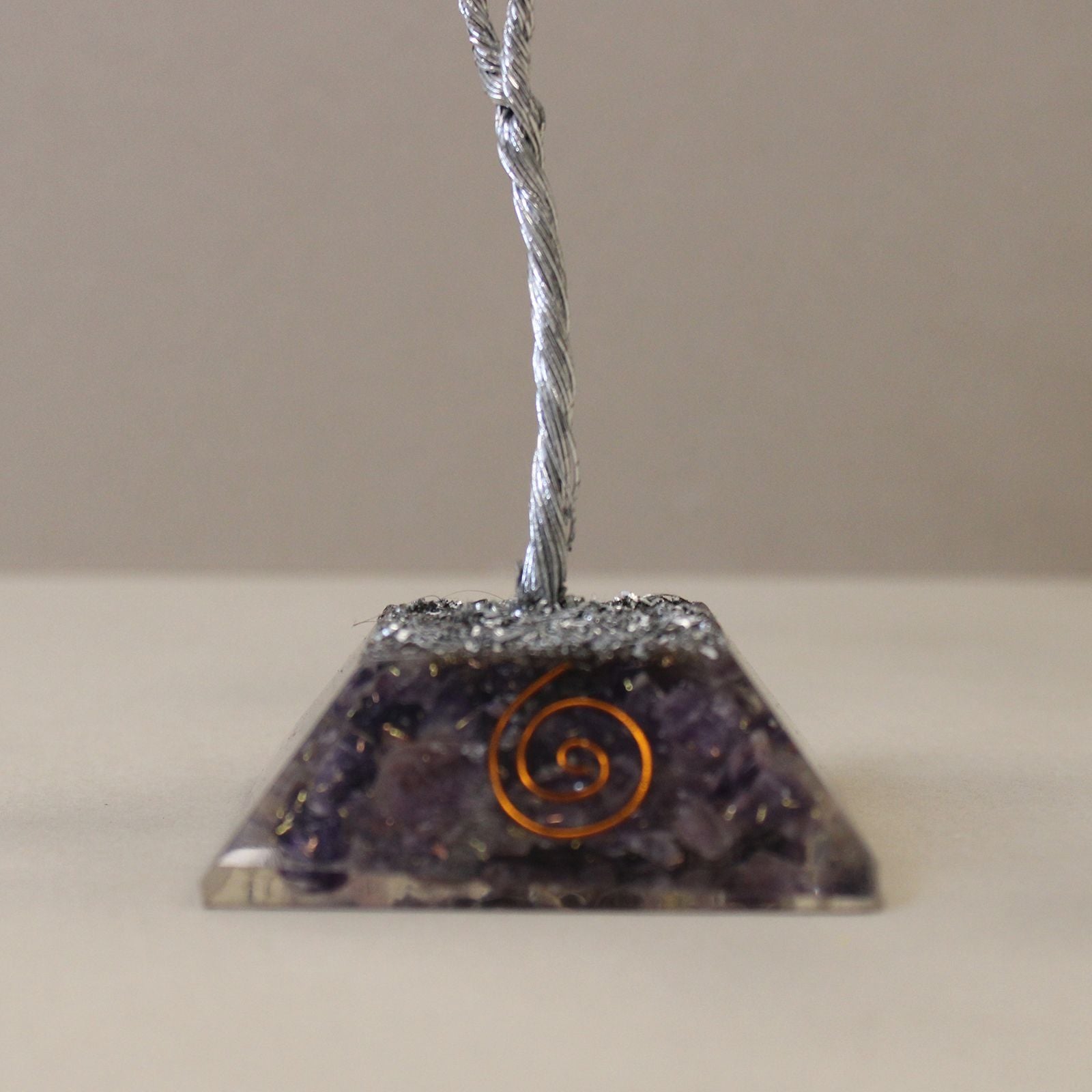 Amethyst Crystal Tree with Orgonite Base