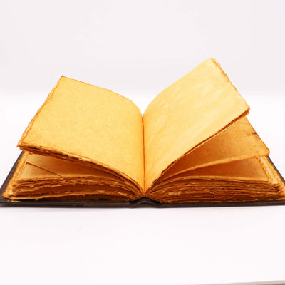 Hefty Brown Tan Notebook with Three-Phase Moon