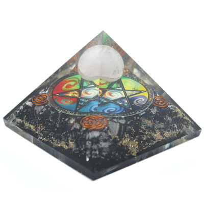 Orgonite Pyramid Midnight Pentagon