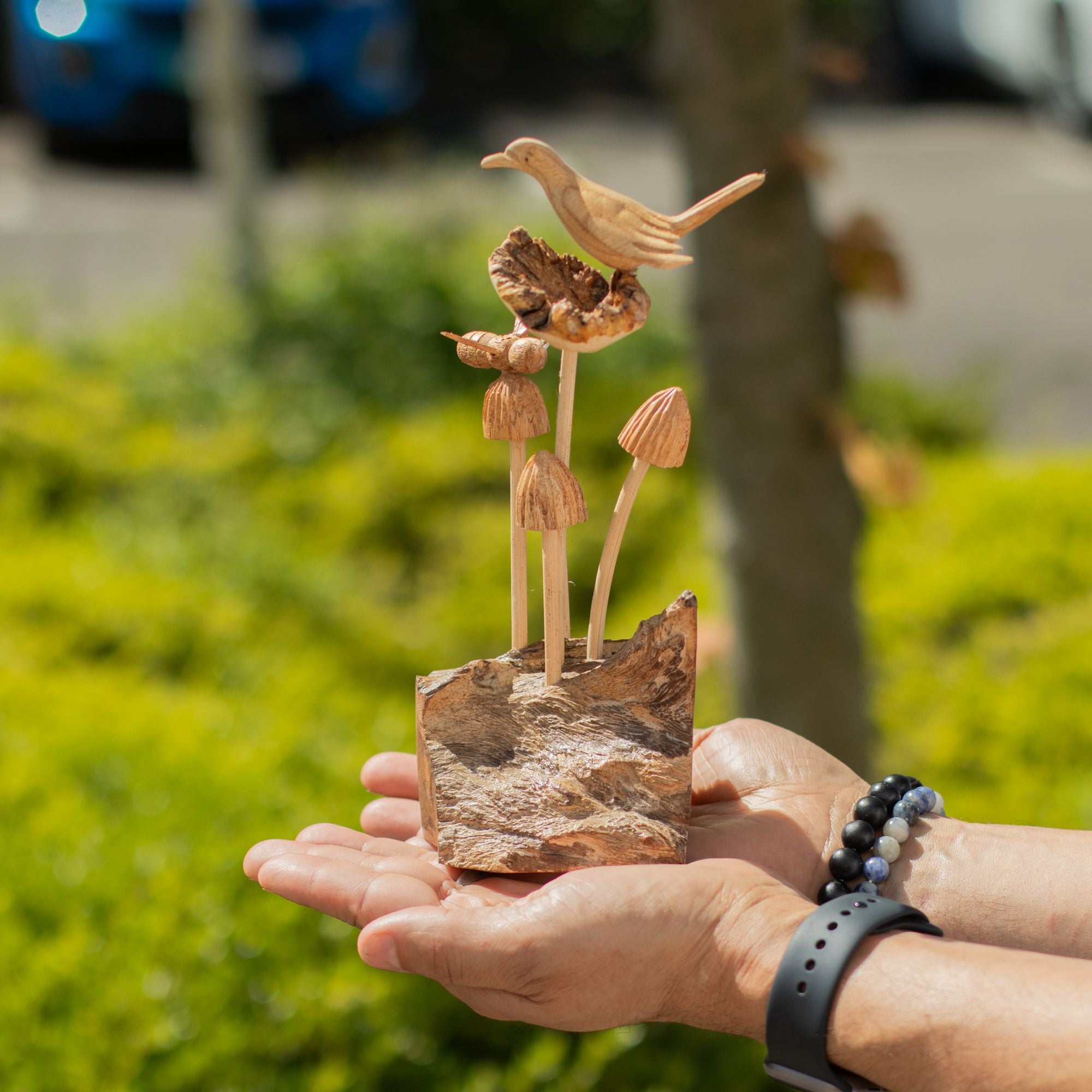 Sculpture from Parasitic Wood