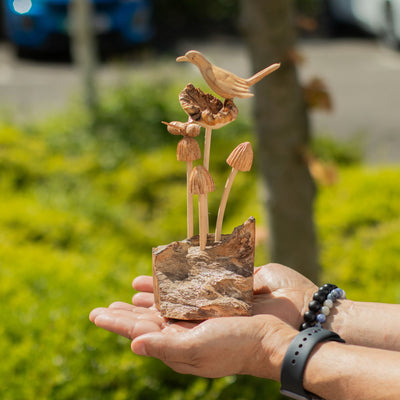 Sculpture from Parasitic Wood