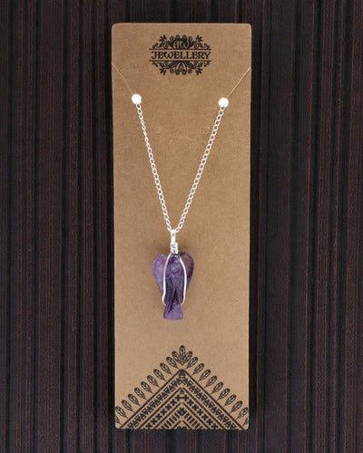 Guardian Amethyst – Guardian Angel Pendant Made of Amethyst