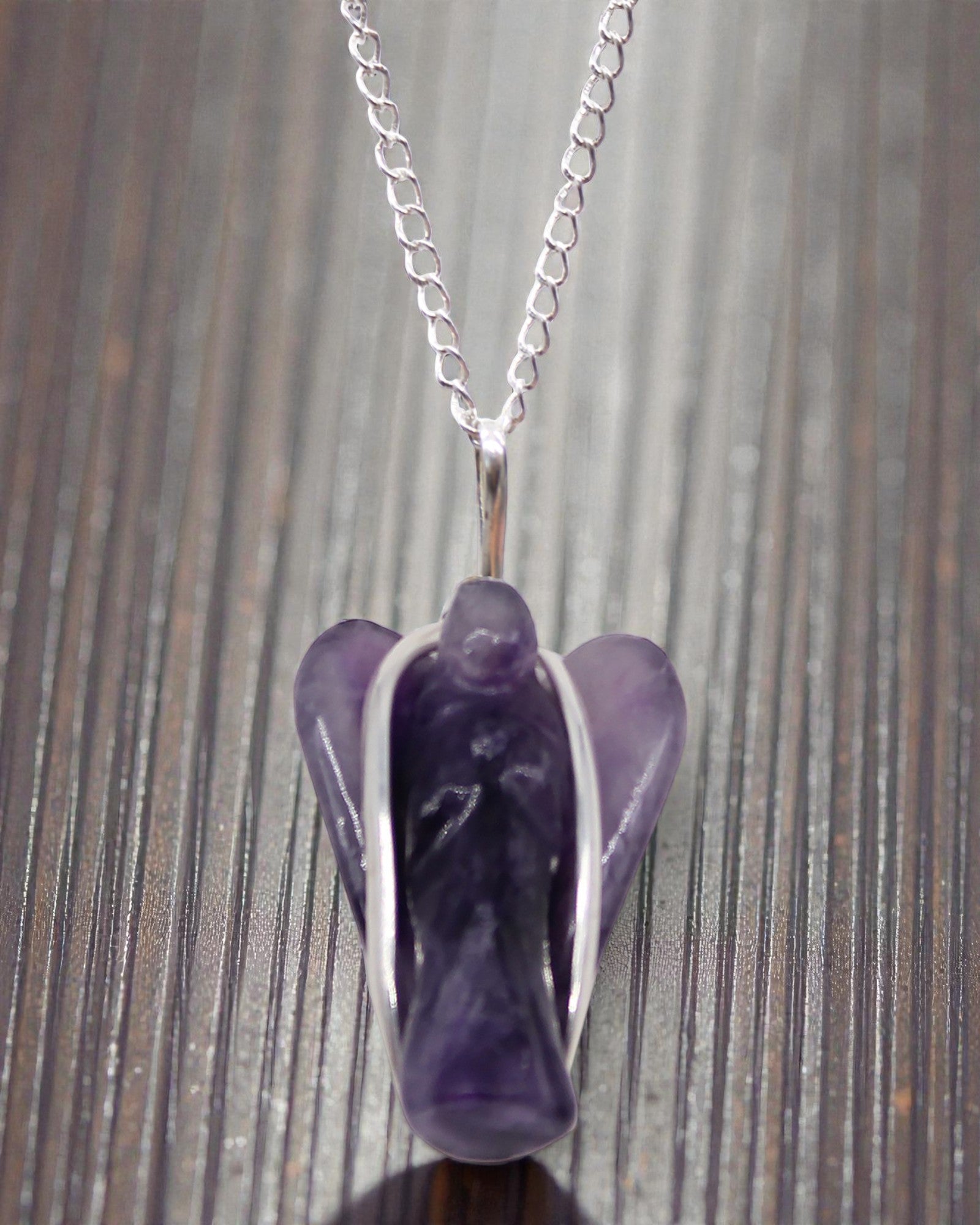 Guardian Amethyst – Guardian Angel Pendant Made of Amethyst