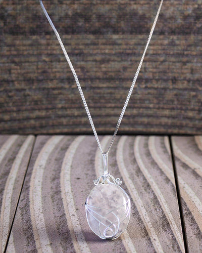 Swirl of Light – Opalite Necklace