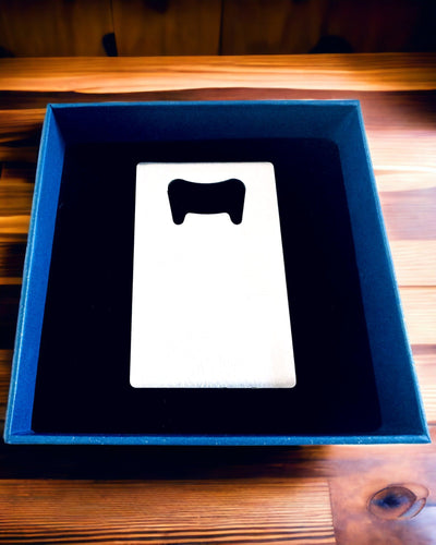 Stainless Steel Bottle Opener - Elegant and Practical Gadget - personalization with engraving