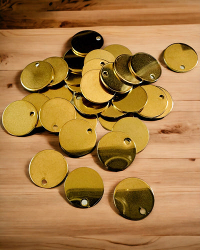 Round Stainless Steel Pendant for a gift with Personalization and engraving options