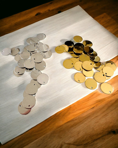 Round Stainless Steel Pendant for a gift with Personalization and engraving options