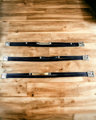 PU Leather and Stainless Steel Sports Bracelet with Engraving Option – 3 Colors