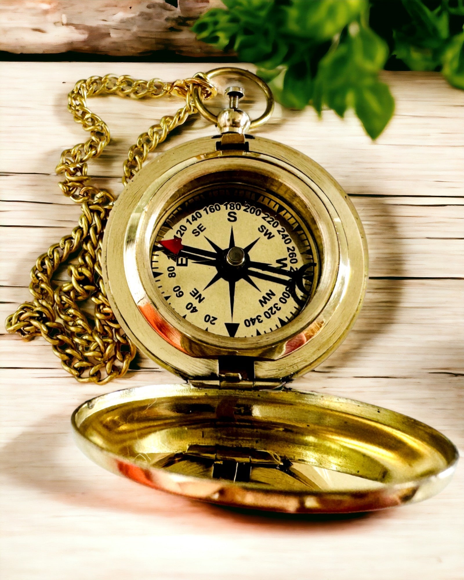 Golden Color Compass "Adventure" – Elegant Navigator of Discoveries