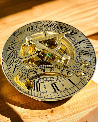 Navigational Compass with Sextant and Personalization Option - Nautical XL