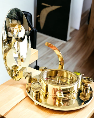 Navigational Compass with Sextant and Personalization Option - Nautical XL