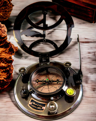 Antique Premium Navigation Compass with Engraving Option – Handcrafted