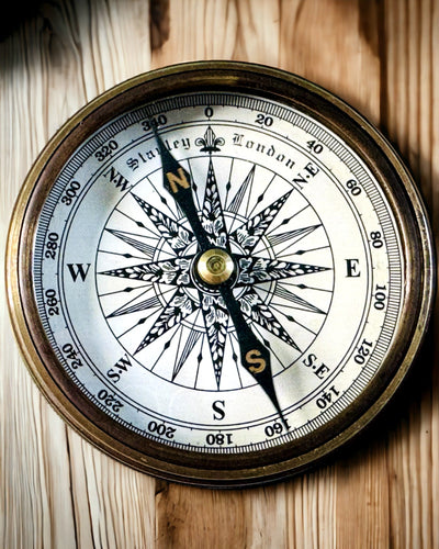 Sailing compass "Stanley Marine London" with personalization option, 2 variants to choose from