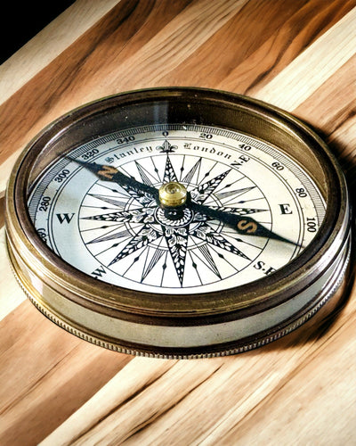Sailing compass "Stanley Marine London" with personalization option, 2 variants to choose from