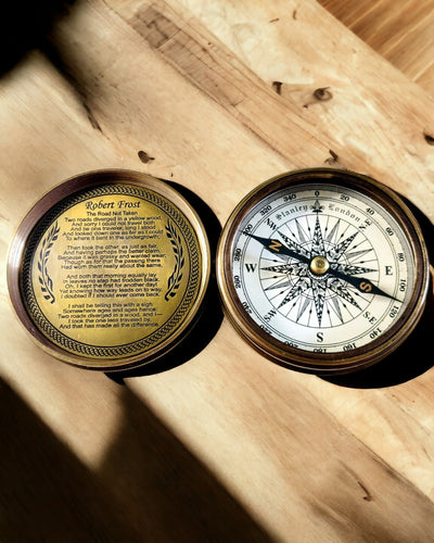 Sailing compass "Stanley Marine London" with personalization option, 2 variants to choose from