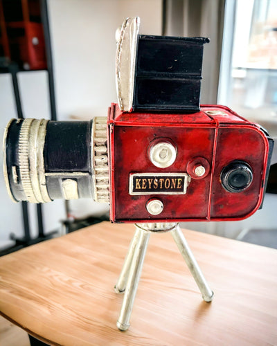 Decorative Figurine "Retro Keystone Camera" with Engraving Option