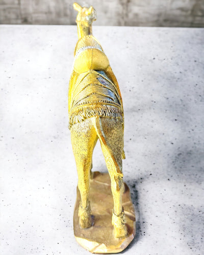 Statuette Desert Wanderer Decorative Camel made of Resin with Engraving Option