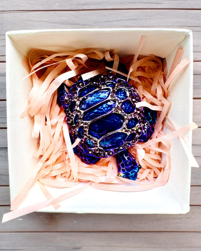 Magical Turtle Treasure - Jewelry Box with Custom Engraving Option, Gift