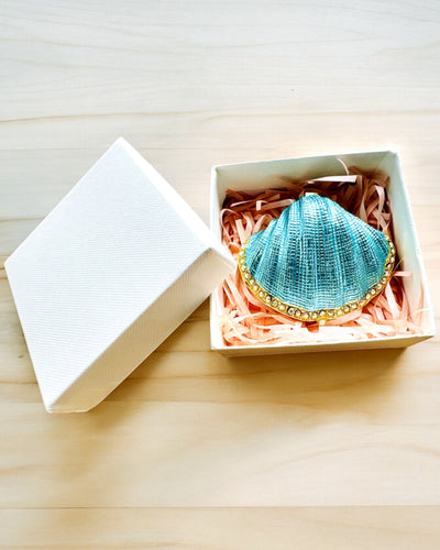 Treasure of Memories Shell - Jewelry Box with Custom Engraving Option, Gift