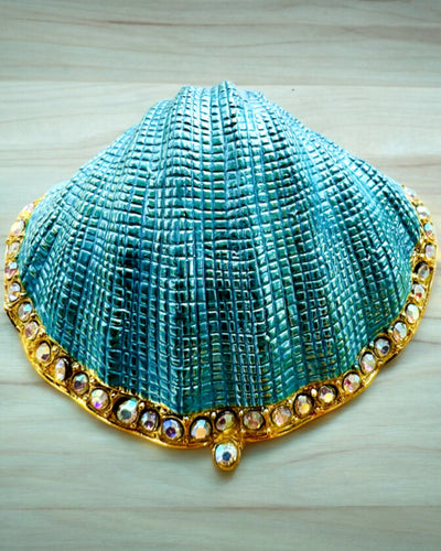 Treasure of Memories Shell - Jewelry Box with Custom Engraving Option, Gift