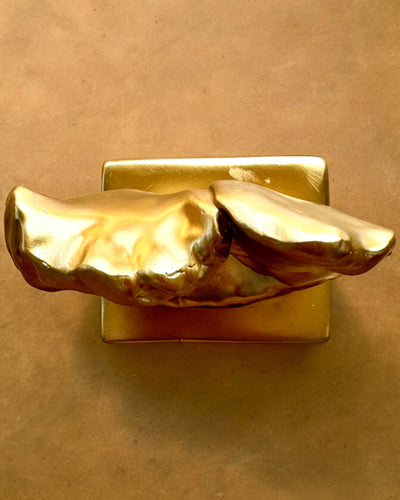 "Golden Connection" Figurine - 13.5 cm in height, Decorative with Engraving Option