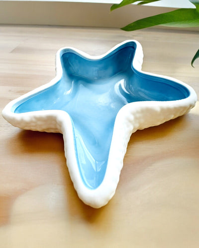 Ceramic Bowl "Starry Glow" - 14 cm wide - for gift, engraving personalization