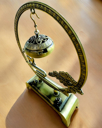 Elegant Metal Incense Holder "Great Calm" - personalization with engraving available