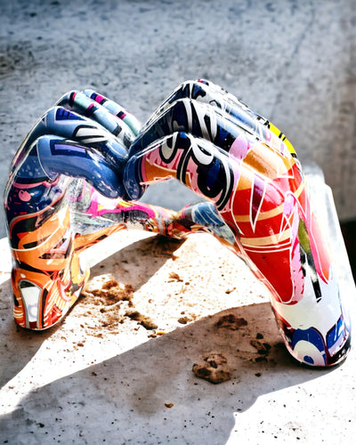 Decorative Figurine Colorful Decorative Handle ArtBrace - customizable with engraving, as a gift