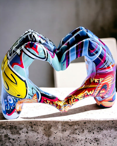 Decorative Figurine Colorful Decorative Handle ArtBrace - customizable with engraving, as a gift