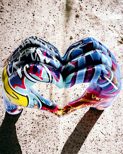 Decorative Figurine Colorful Decorative Handle ArtBrace - customizable with engraving, as a gift