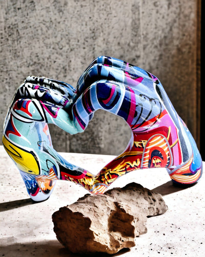 Decorative Figurine Colorful Decorative Handle ArtBrace - customizable with engraving, as a gift