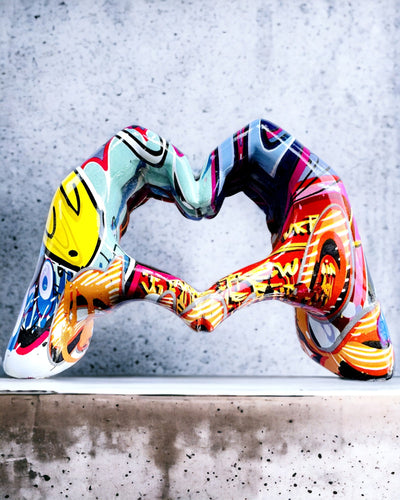 Decorative Figurine Colorful Decorative Handle ArtBrace - customizable with engraving, as a gift