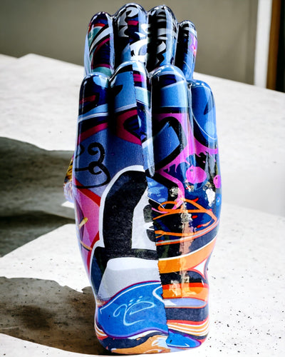 Decorative Figurine Colorful Decorative Handle ArtBrace - customizable with engraving, as a gift