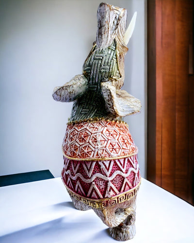 Elephant Pathway – Decorative Resin Elephant with Engraving Option