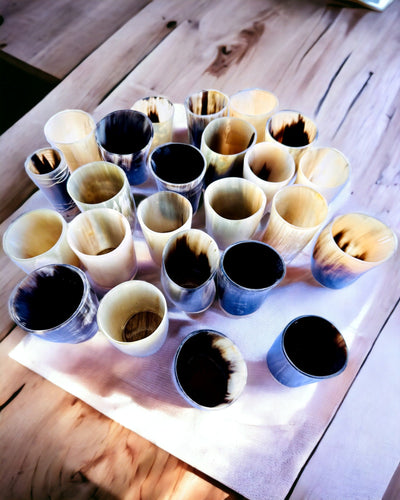 Handmade Small Cup with Engraving Option, Indian Glass Cup, personalization option for a gift, engraving. Dark color