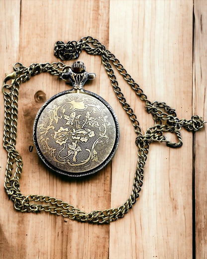 Pocket Watch "Buddha Time Elegance", personalization with engraving available