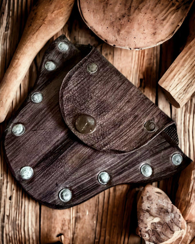 Forest Gnome's Pouch - Handcrafted Small Leather Pouch