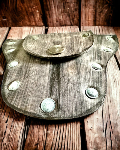 Forest Gnome's Pouch - Handcrafted Small Leather Pouch