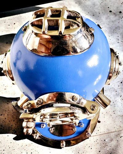 Deep Explorer's Helmet - Collector's Edition with Engraving Option, 35 cm, gift for firefighter or diver