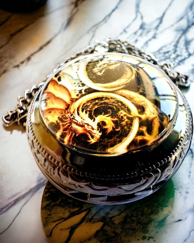 "Dragon Aura" Pocket Watch with Personalization Option