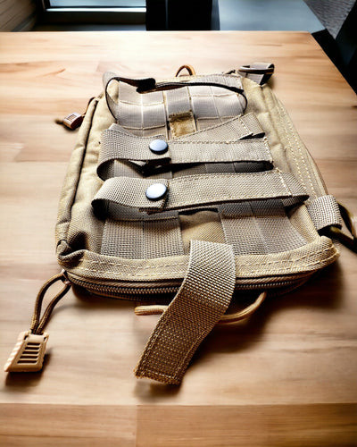 Traveler's Tactical Pouch - MOLLE "Militaris" - 26 cm x 5.5 cm x 19 cm