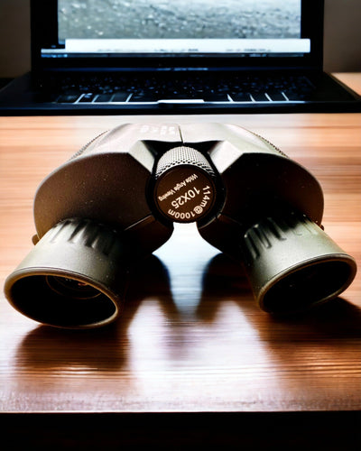 Binoculars CampMaster 10x25, personalization with engraving available