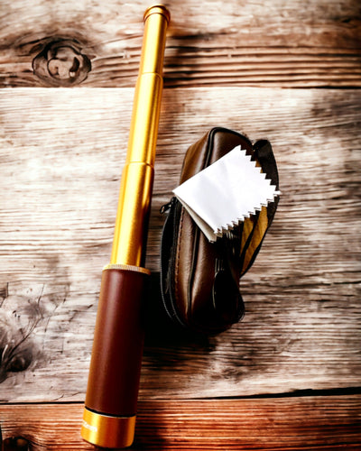 Explorer 25x30 Monocular Telescope - Portable, Foldable Handheld Telescope, customizable with engraving