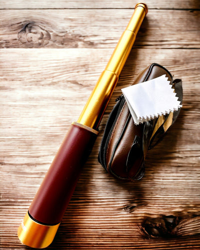 Explorer 25x30 Monocular Telescope - Portable, Foldable Handheld Telescope, customizable with engraving