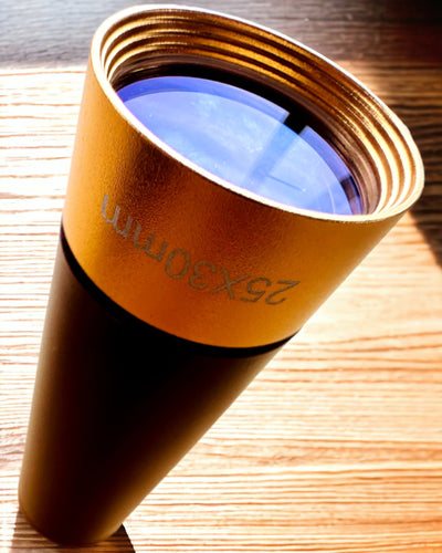 Explorer 25x30 Monocular Telescope - Portable, Foldable Handheld Telescope, customizable with engraving