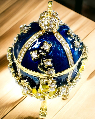 Jewelry Box 'Imperial Egg' Faberge – Vintage Style, Decorative Accessory Container
