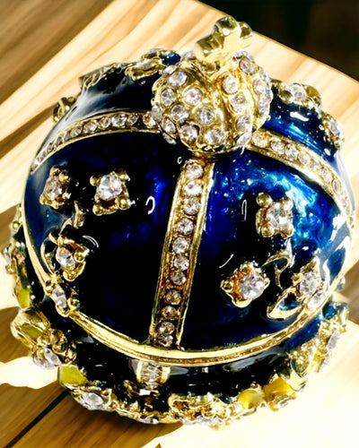 Jewelry Box 'Imperial Egg' Faberge – Vintage Style, Decorative Accessory Container
