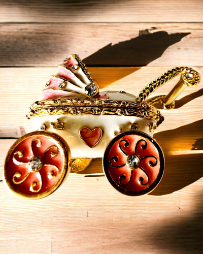 Small Fairy Tale Jewelry Cart, Treasures - Royal Elegance, personalization with engraving