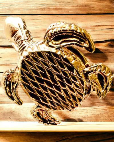 "Żółwiowa Rodzinka" Box - orange color, personalized with engraving