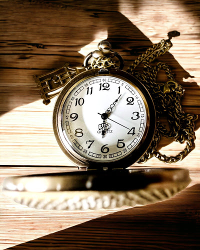 Pocket Watch "Butterfly Elegance" with Custom Engraving Option